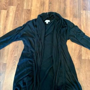Black maternity cardigan